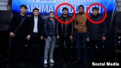 Кылычбек Саркарбаев и Тологон Рахманберди уулу, который обвинил первого в том, что тот выстрелил в него.