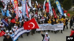 Өкмөткө каршы акция. Анкара, 27-февраль, 2013-жыл.
