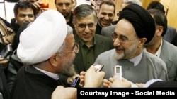 محمد خاتمی می‌گوید، مصلحت مردم و کشور در تداوم دولت روحانی است.