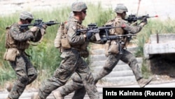 НАТОнун Латвиядагы машыгуусу. Архивдик сүрөт