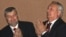 South Ossetia's Eduard Kokoity (left) has called unification with North Ossetia a "primary aim," while Sergai Bagapsh of Abkhazia has staked his reputation on independence