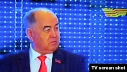 Қазақстан коммунистік халық партиясының жетекшісі Владислав Косарев. Алматы, 12 қаңтар 2012 жыл.