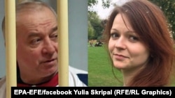 Sergei Skripal and his daughter Yulia (combo photo)