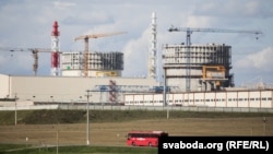 БелАЭС у часе будаўніцтва ў 2019 годзе