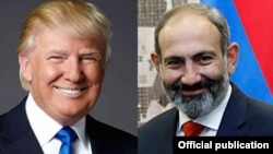 ԱՄՆ 45-րդ և 47-րդ նախագահ Դոնալդ Թրամփ, ՀՀ վարչապետ Նիկոլ Փաշինյան, արխիվ