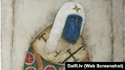 A detail from Blue Monkey (above), which was so popular it was purchased before it could be featured in the annual winners' exhibition at the Saatchi Gallery in London.