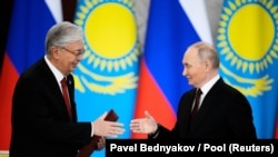 Қосимҷомарт Тоқаев бо Владимир Путин