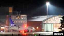 Самолет на летището в Осло.