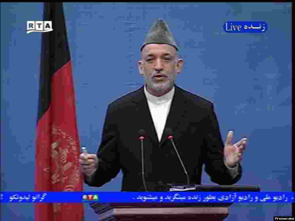 Hamid Karzai: "The real war on terrorism is not inside Afghanistan... foreign forces should be our guests." - A major topic addressed during the debate was the proper role of foreign armed forces in Afghanistan. According to Karzai, "The real war on terrorism is not inside Afghanistan, inside its villages and homes, and against its people. It is outside the borders of Afghanistan." He added, "We should be the host, and foreign forces should be our guests.