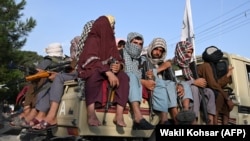 افراد مسلح طالبان در شهر کابل. عکس از آرشیف