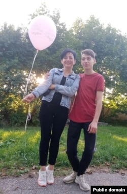 Наталья Ващенко с сыном Вадимом