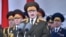 Аляксандар Лукашэнка на парадзе 9 траўня