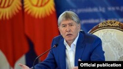 Алмазбек Атамбаев на пресс-конференции, 24 июля 2017 г.