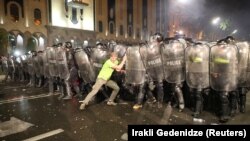 საპროტესტო აქციის დაშლა თბილისში. 21 ივნისი, 2019 წ. 