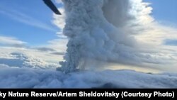 Вывяржэньне вулькану на Камчатцы 3 жніўня 2024 году