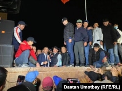 Мелис Мырзакматов Ош шаарында. 2020-жылдын 7-октябры.