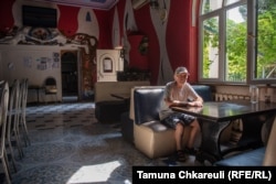 "I would like to go home, but my wife and sister are against it," said 69-year-old Viktor from Mariupol.