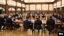 Средба на лидерите на парламентарни политички партии во Собранието