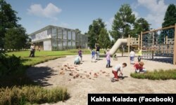 საბავშვო მოედანი, ესკიზი