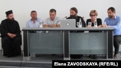 Участники пресс-конференции ознакомили журналистов с заявлением на имя генерального прокурора Абхазии