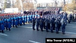 Ove godine jedan ešalon policije koračao je obučen u uniforme srpske vojske iz Prvog svjetskog rata