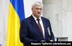 Ministrul ucrainean de Externe, Andrei Sîbiga, la Kiev, 13 septembrie 2024.