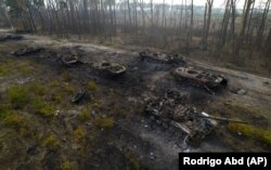 Уничтоженная российская бронетехника