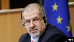Кырымтатар Мәҗлесе рәисе, Украина радасы депутаты Рефат Чубаров Европа парламенты утырышында