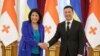 Саломе Зурабишвили и Владимир Зеленский