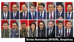 Биринчи катарда: Жаныбеков, Бейшеналиев, Казакбаев, Новиков, Марипов, Карымшаков, Асанкулов, Ажикеев. Экинчи катарда: Ташиев, Ниязбеков, Өмүралиев, Турдубаев, Чынбаева, Абдралиева, Бейшеналиев, Иманалиев.