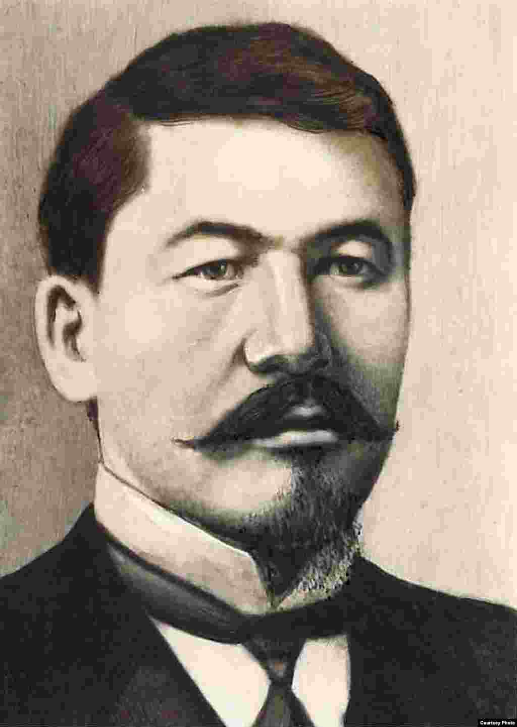 Фото Алихана Букейханова, сделанное в 1906 году. Букейханов родился в 1866 году в Каркаралинском уезде Семипалатинской области. Окончил Омское техническое училище, затем экономический факультет Петербургского лесотехнического института. Был избран в Первую Государственную думу России. Вместе с единомышленниками создал первую казахскую национальную партию "Алаш".