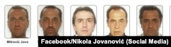 Fotografi të disa prej të dyshuarve për sulmin ndaj kryetarit të Budvës, Nikolla Jovanoviq.