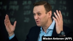 Russian opposition leader Aleksei Navalny (file photo)
