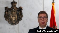 Српскиот претседател Александар Вучиќ