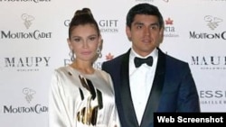 Лола Каримова и её супруг Тимур Тилляев. Фото 2016 года