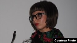 Ана Василева, феминистка и активистка во неформалната организација „Бори се женски“. 