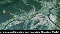 Lokacija budućeg skladišta radioaktivnog otpada u Hrvatskoj, tik uz granicu sa Bosnom i Hercegovinom (ilustracija)