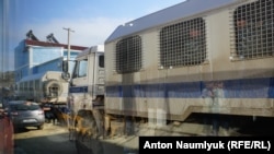 Российские автозаки в Крыму. Иллюстративное фото