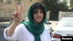 Narges Mohammadi, potpredsjednica Centra za ljudska prava u Iranu, trenutno služi 10-godišnju zatvorsku kaznu.