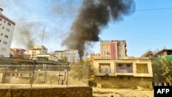 Dim se diže sa mesta eksplozija u Kabulu 15. oktobra 2025.