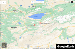 Жетим-Тоо жайгашкан тоо кыркалары.