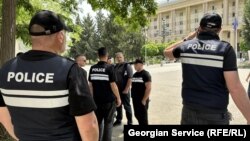 Полицейские в Тбилиси, иллюстративная фотография