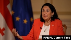 Грузиянын президенти Саломе Зурабишвили. Тбилиси, 30-октябрь 2024-жыл