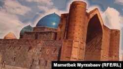 Кул Кожо Ахмет Ясавинин күмбөзү. 

(Кимсанбай Абдыразак уулунун китеби)