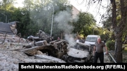 Наслідки російської атаки на Київ. 4 липня 2025 року