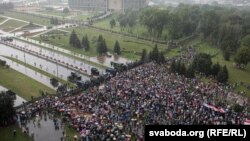 «Марш міру і незалежнасьці» ў Менску 30 жніўня 2020 году 