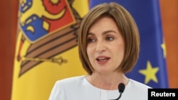 Молдавската претседателка Маја Санду