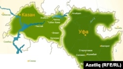 Татарстан һәм Башкортстан хариталары