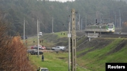 На месцы першага выбуху ў вёсцы Міка Мазавецкага ваяводзтва