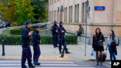 Паліцыя ў Варшаве. Ілюстрацыйнае фота